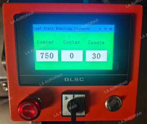 HMI panel with digital counter